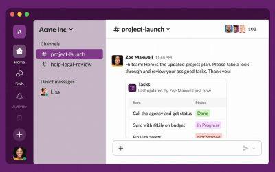 Slack unveils ‘lists,’ a work management tool for team project tracking