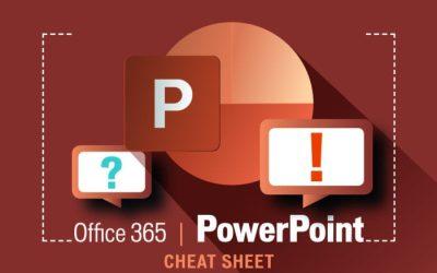 PowerPoint for Microsoft 365 cheat sheet