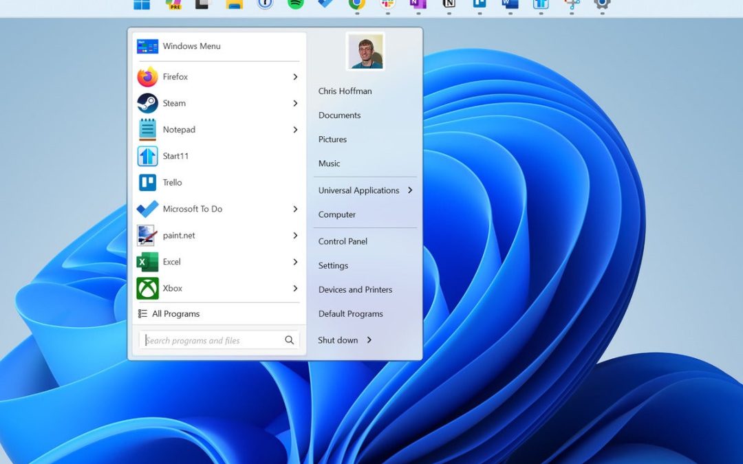 The best apps to restore the classic Windows Start menu and taskbar